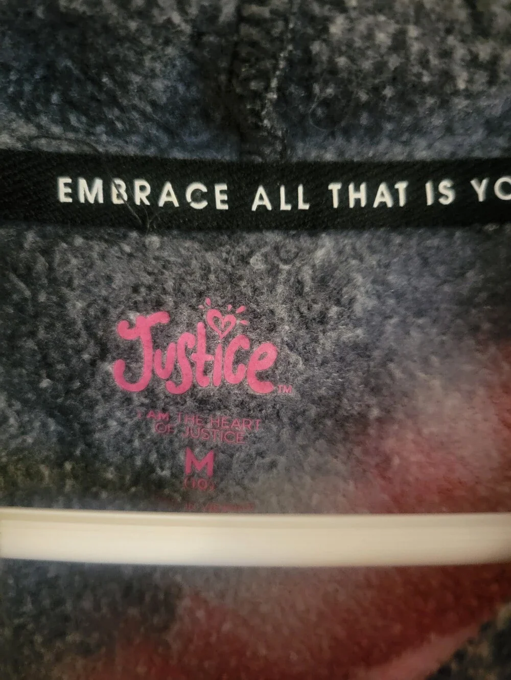Justice Tie-Dye Crewneck Sweatshirt - Rainbow Colors